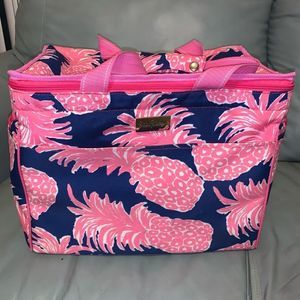 Lilly Pulitzer pink/blue pineapple cooler